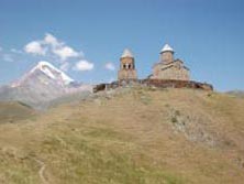 Georgien, Vorderasien: Das Land des Goldenen Vlieses - Gergeti Kloster und Berg Kasbek